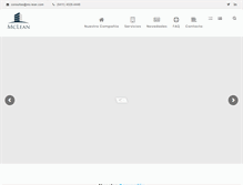 Tablet Screenshot of mc-lean.com